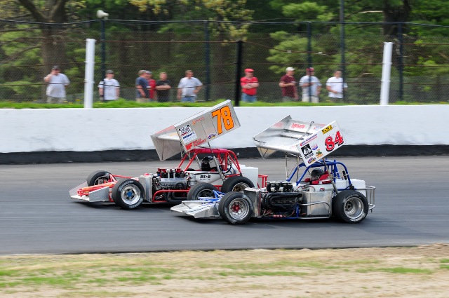 9377 – Canadians Mark Sammut and Mike Lichty race at the ISMA opener at Albany-Saratoga